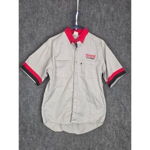 VTG Hendrick Motorsports Racing Pit Crew Button Up Short Sleeve Shirt Streetwear